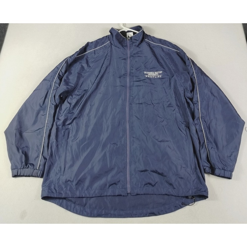 Vintage Anaconda Jacket Mens Large Blue California Baptist University Wrestling